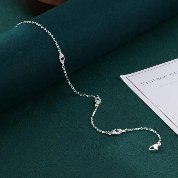 Anklets for Women 14K Gold Silver Plated Ankle Bracelets Trendy Waterproof Boho - Picture 6 of 7